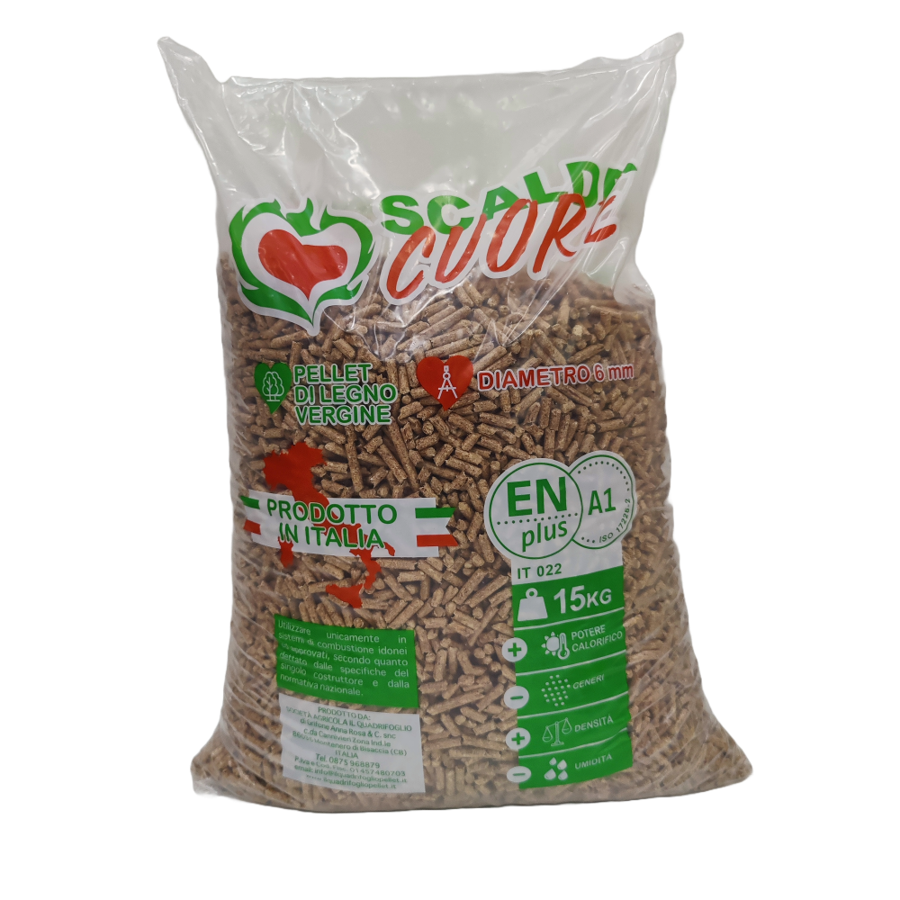Pellet scaldacuore a1 kg 15