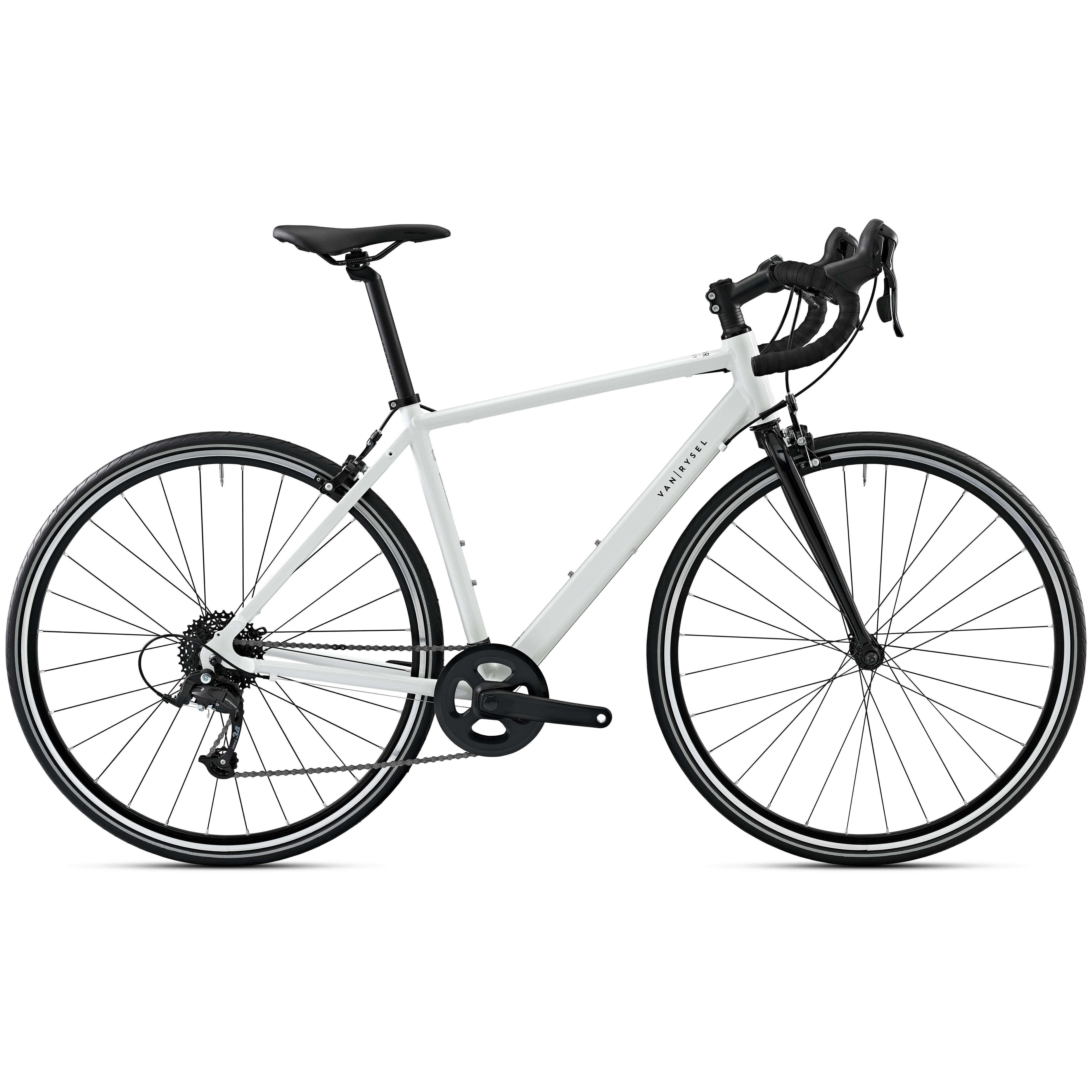 Decathlon | Bici da corsa donna EDR EASY VAN RYSEL bianca |  Van Rysel