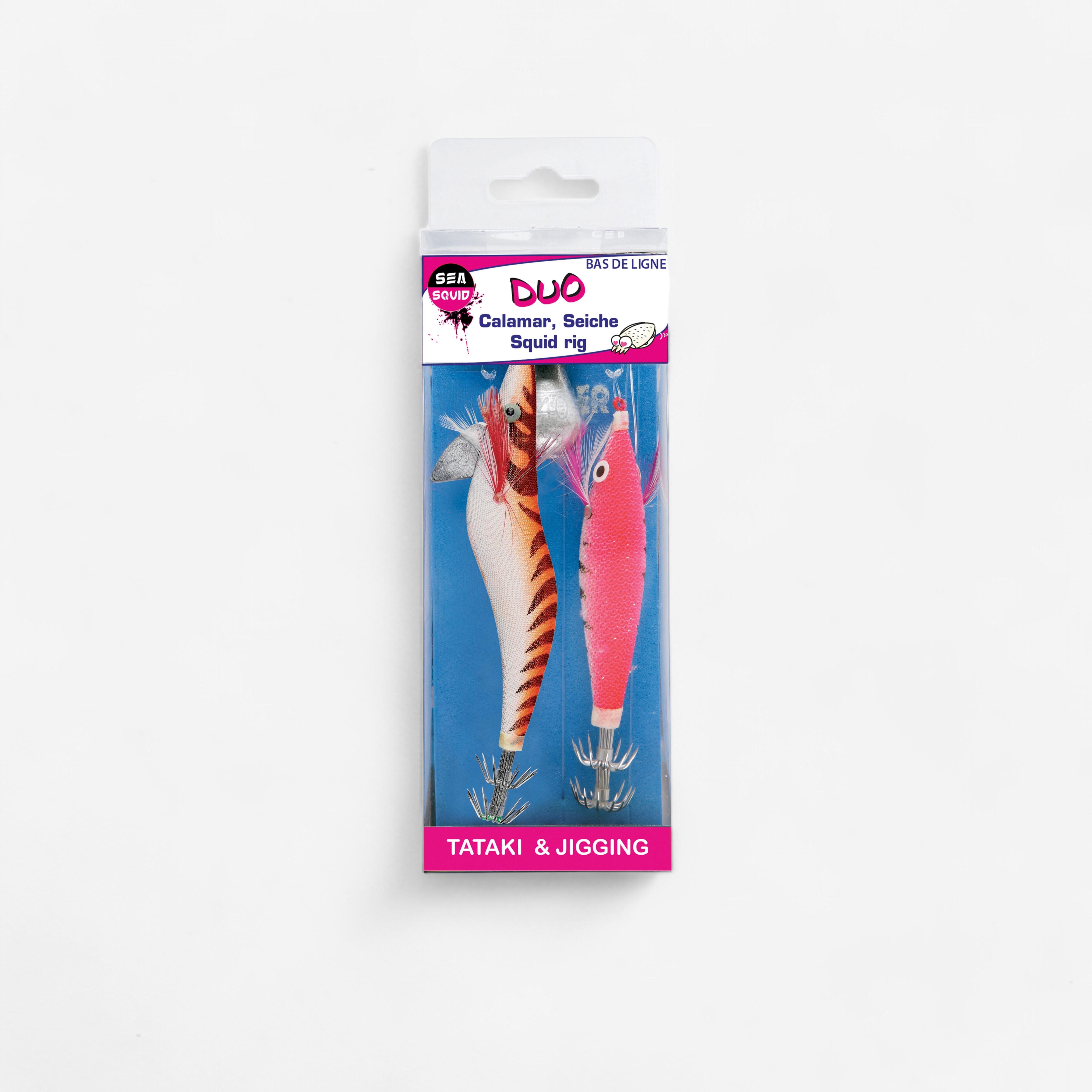 Decathlon | Kit terminale 2 totanare pesca seppie/calamari |  Flashmer
