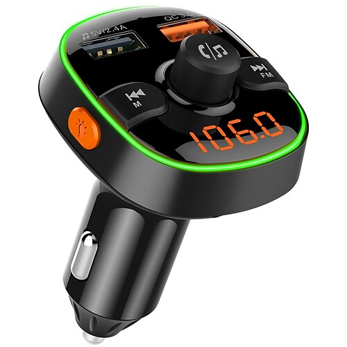 modello di vendita calda con buon prezzo trasmettitore fm lettore mp3 per auto con caricabatterie per telefono bluetooth musica vivavoce