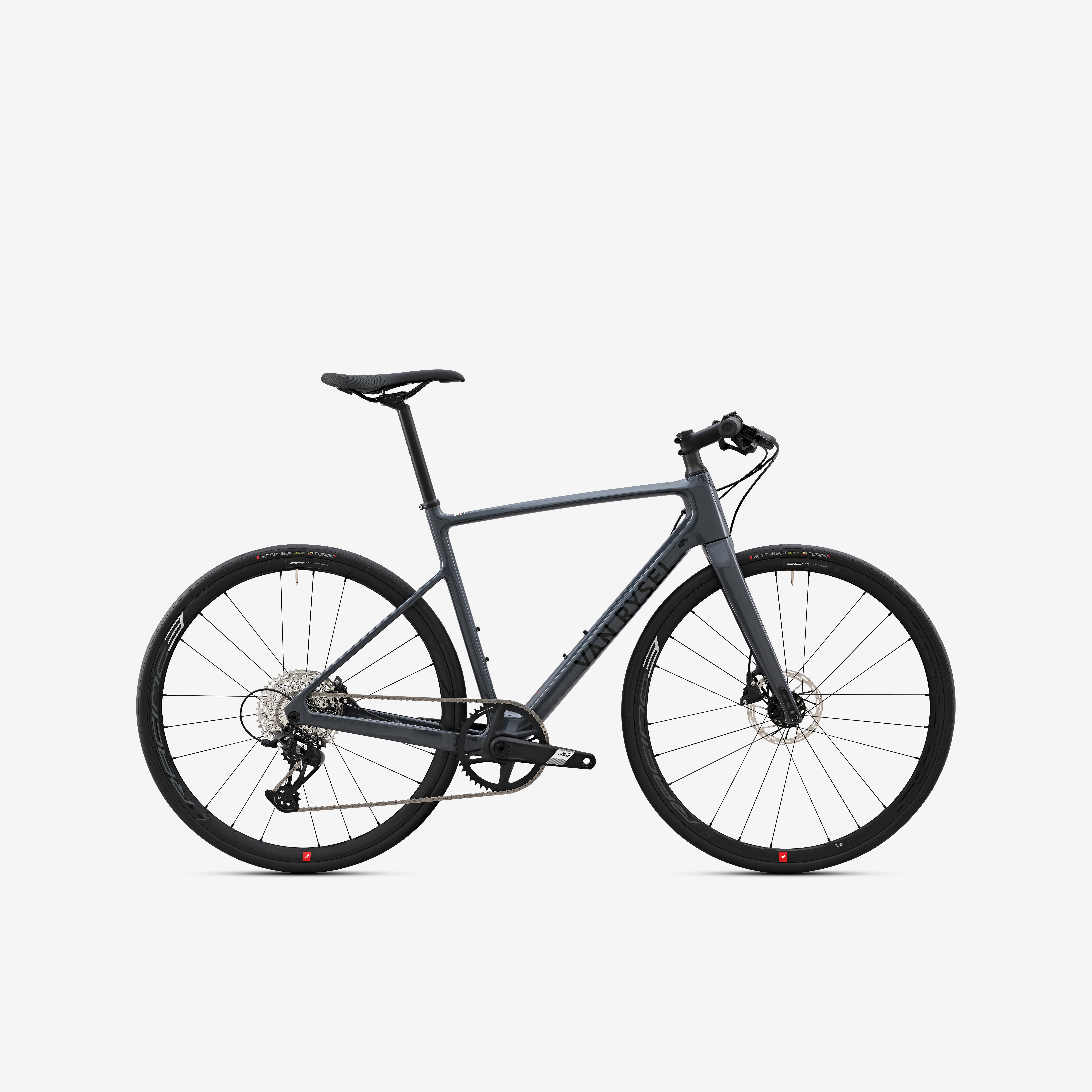 Decathlon | Bici da corsa Van Rysel NCR CF SRAM APEX 12V Manubrio Flatbar Fitness |  Van Rysel