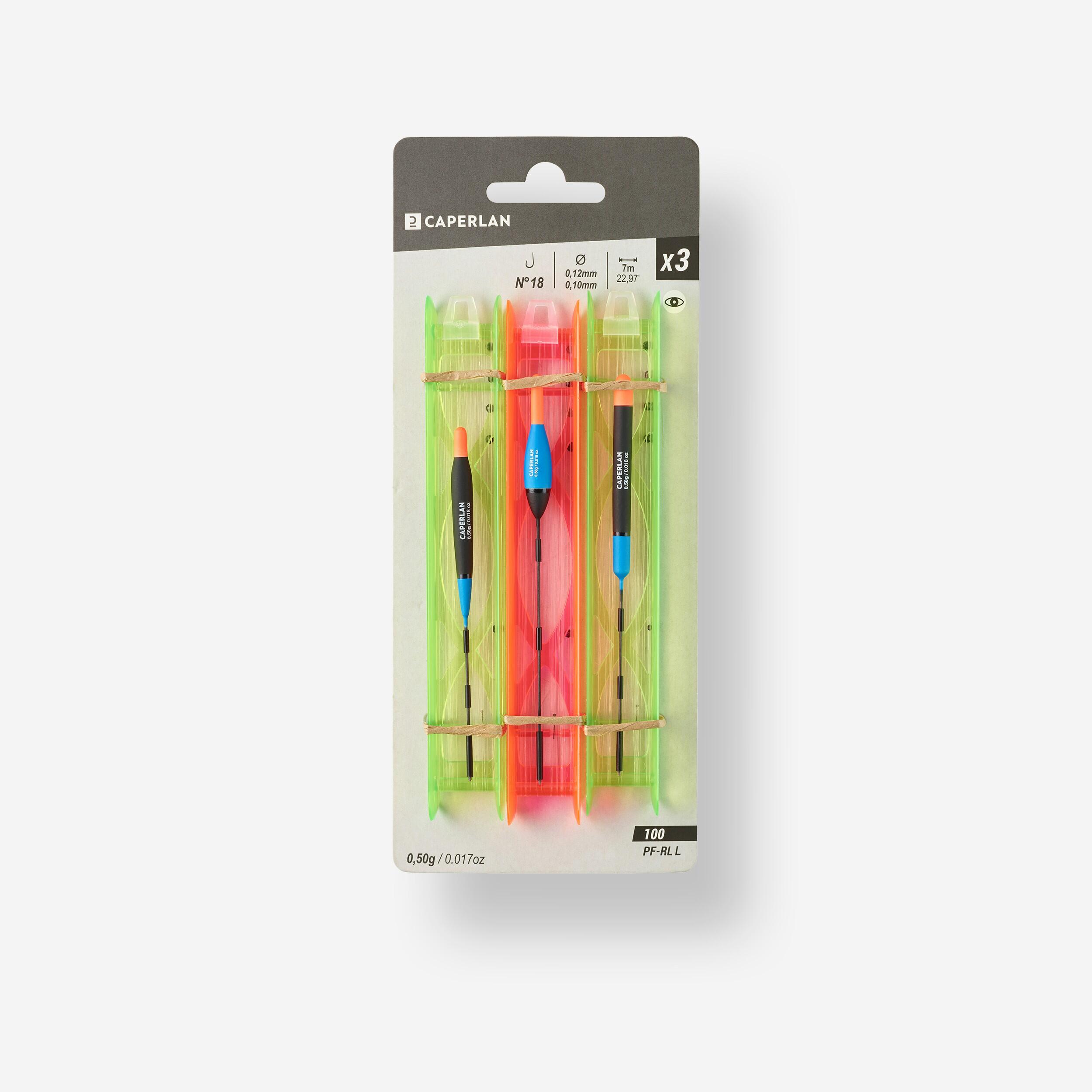 Decathlon | Lenze montate pesca al colpo in stagno PF-RL100 L x3 |  Caperlan