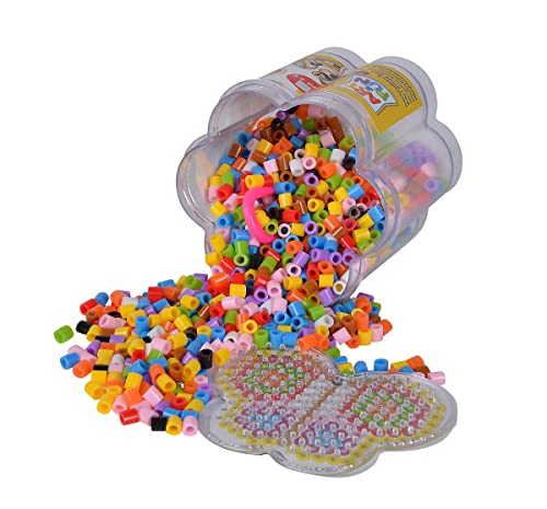 Simbadickie- Art&Fun Perline Termoadesive, Multicolore, 4006592005382