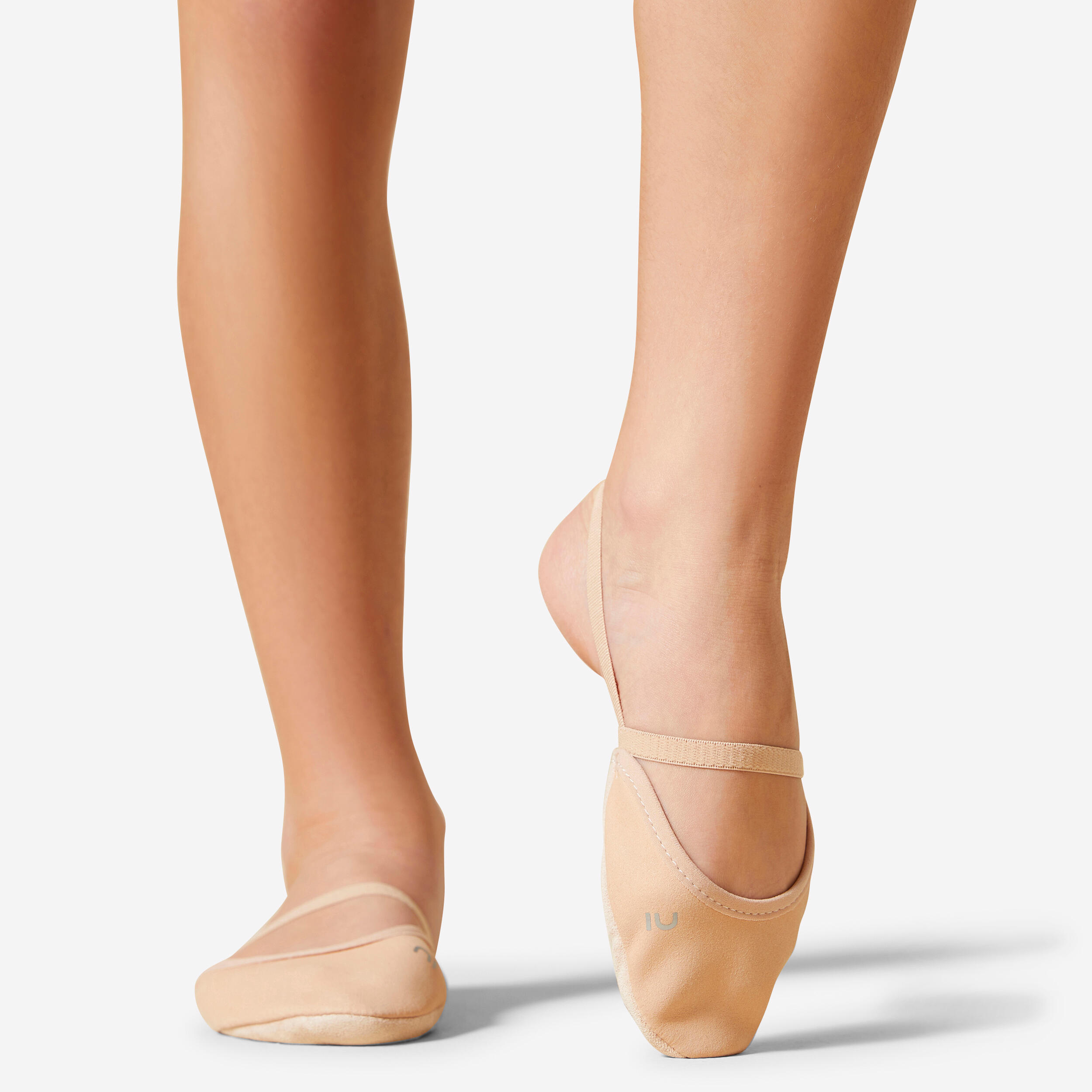 Decathlon | Mezze-punte ginnastica ritmica beige |  Domyos