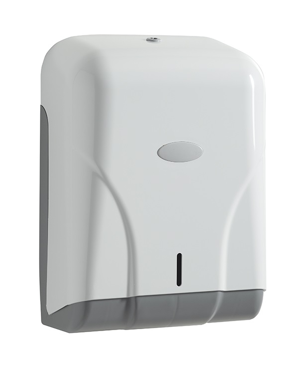 Distributeur d'essuie-mains OLEANE 400 feuilles blanc - ROSSIGNOL - 52530