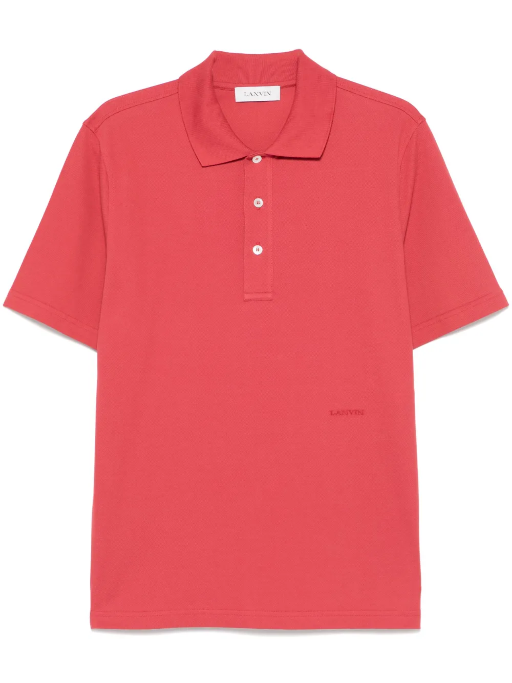 Lanvin cotton polo shirt - Rosso