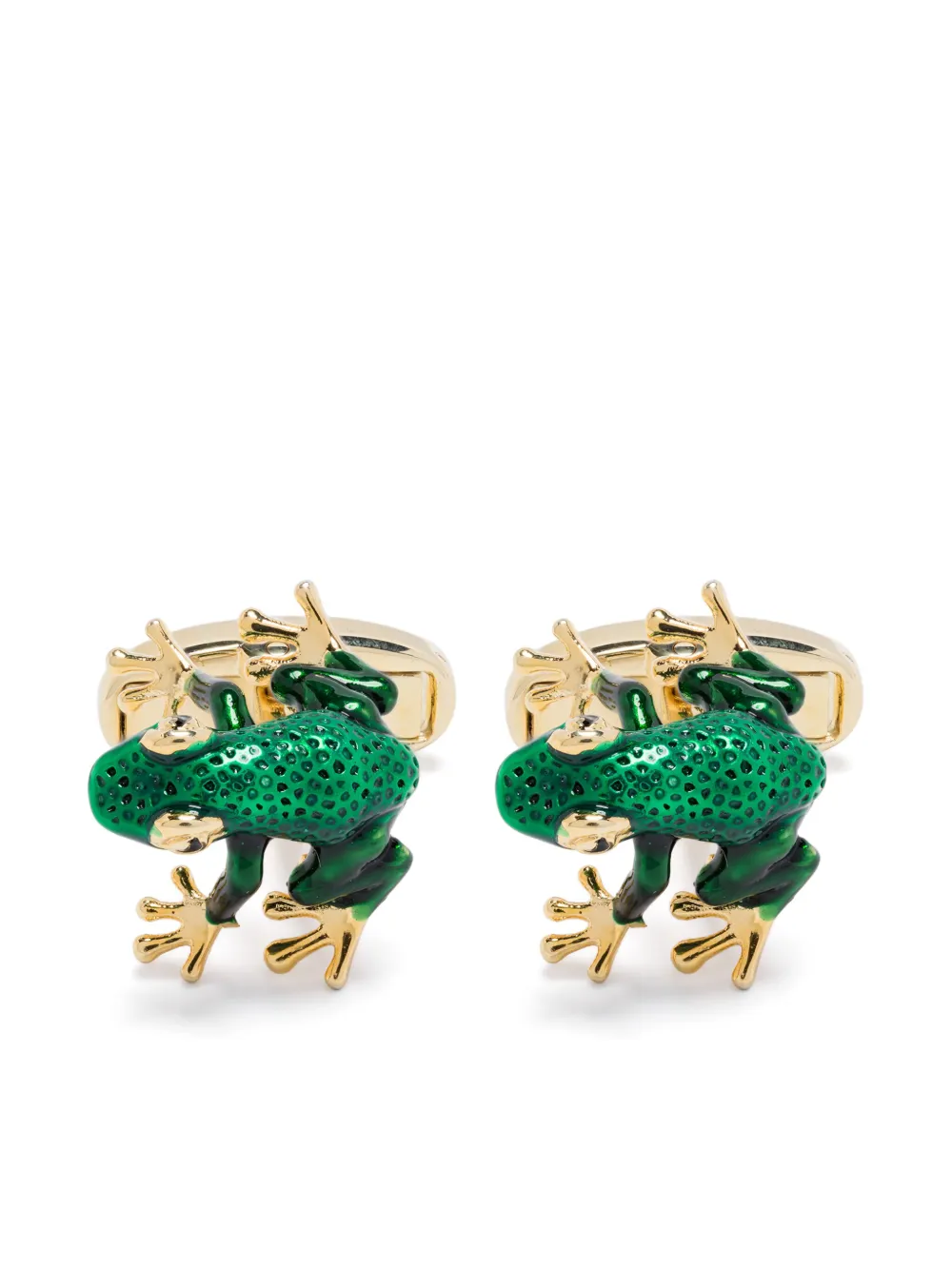 Paul Smith Frog cufflinks - Verde