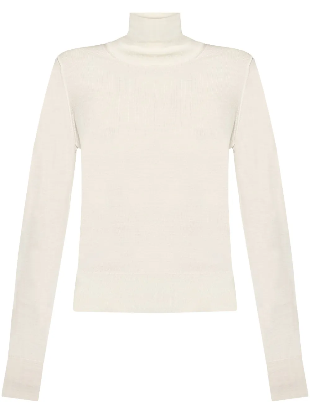 A.P.C. roll-neck knit top - Bianco