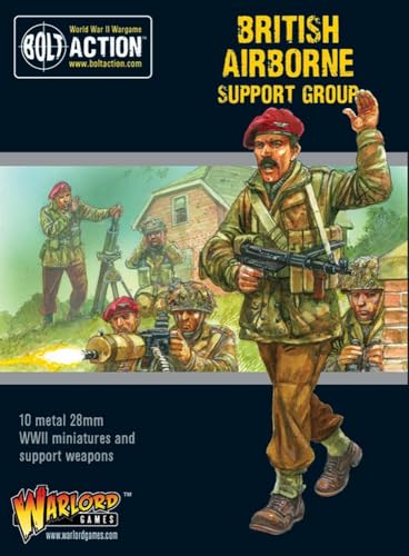 Warlord Games British Airborne Support Group - Miniature In Metallo In Scala Da 28 Mm Per Bolt Action Di Warlord Games - Miniature Altamente Dettaglia