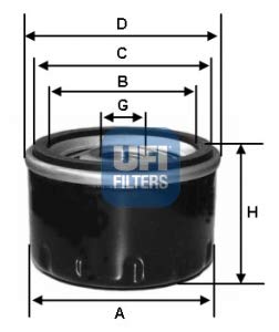 Ufi Filters 23.495.00 Filtro Olio Motore Per Auto