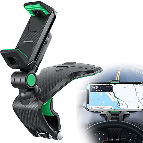 Dher Porta Cellulare Flessibile Porta Cellulare Da Auto Porta Cellulare Ruotabile Di 360 ° Nuovo Supporto Per Telefono Da Auto,Quadro Strumenti Di Con