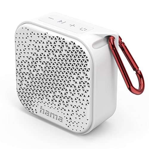 Hama Altoparlante Bluetooth Pocket 3.0 Box Per Cellulare (Mini Altoparlante Compatto Con Bluetooth, Aux E Pratico Moschettone Piccolo, Scatola Musical