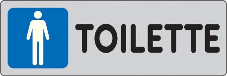 Cart."Toilette Uomini" 5X15Ad
