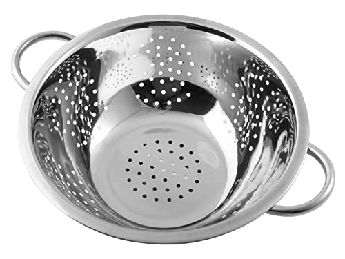 Home Inox Colapasta Con Base, Acciaio Inossidabile, Grigio