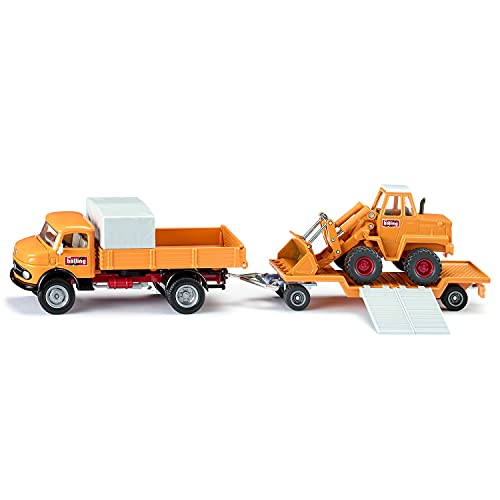 Siku 4117, Mercedes-Benz 710 Con Pala Gommata Kramer 411 Bölling, 1:50, Metallo E Plastica, Giallo, Parti Mobili