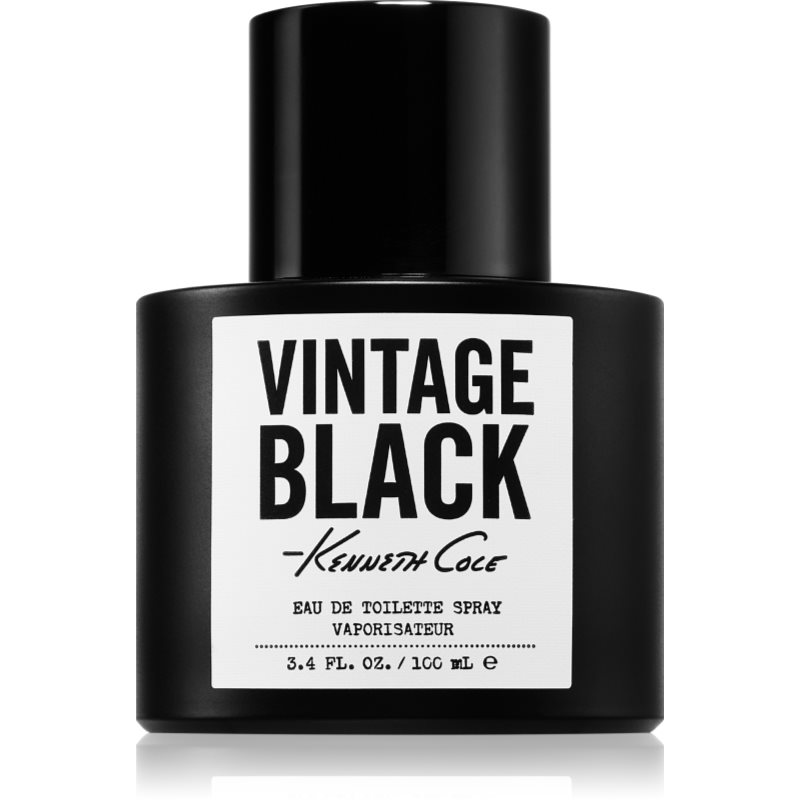 Kenneth Cole Vintage Black Eau De Toilette Per Uomo 100 Ml