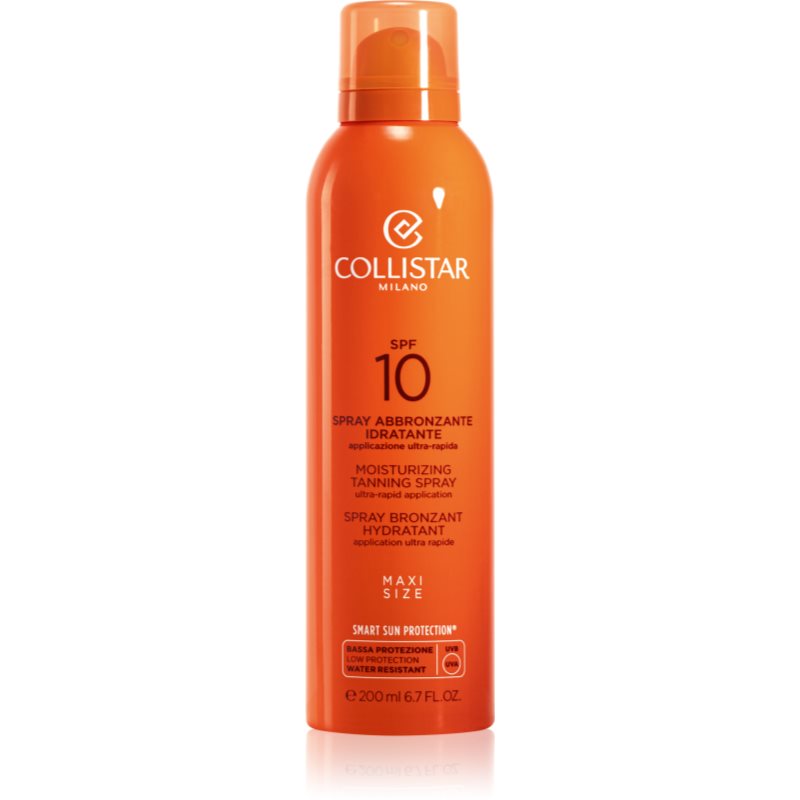 Collistar Special Perfect Tan Moisturizinig Tanning Spray Spray Abbronzante Spf 10 200 Ml