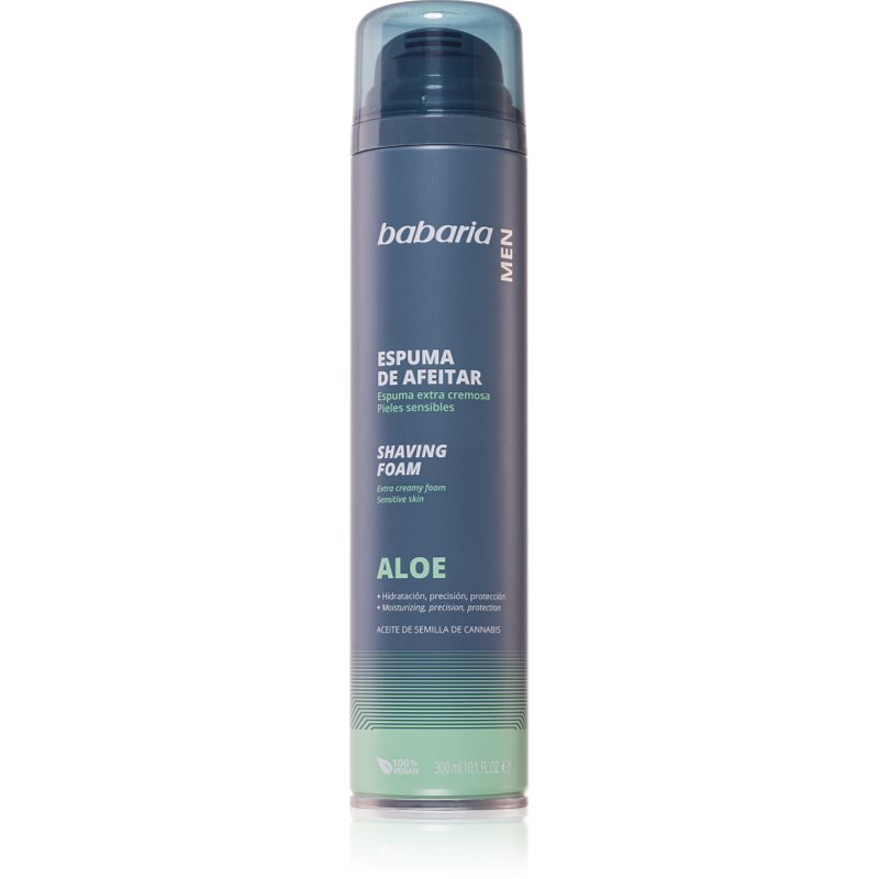Babaria Aloe Vera Schiuma Da Barba Con Aloe Vera 300 Ml