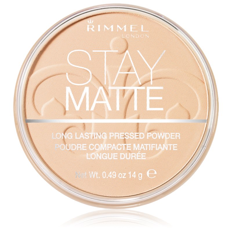 Rimmel Stay Matte Cipria Colore 001 Transparent 14 G