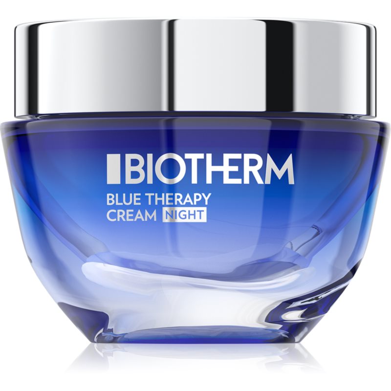 Biotherm Blue Therapy Night Cream Crema Notte Antirughe Per Tutti I Tipi Di Pelle 50 Ml