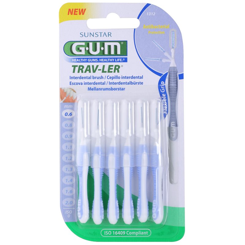 G.U.M Trav-Ler Interdental Scovolini Interdentali 0,6 Mm 6 Pz