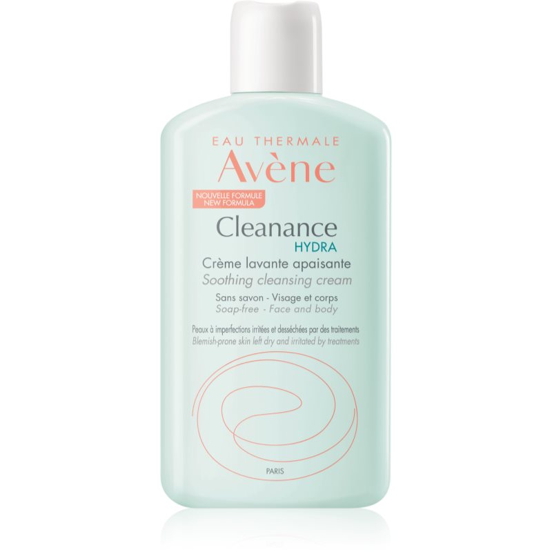Avène Cleanance Hydra Crema Detergente Lenitiva Per Pelli Secche E Irritate Dal Trattamento Antiacne 200 Ml