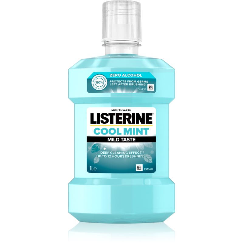 Listerine Cool Mint Mild Taste Collutorio Senza Alcool Aroma Cool Mint 1000 Ml