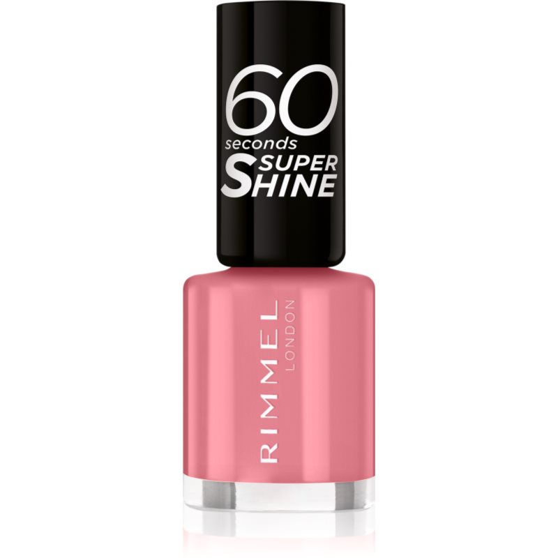 Rimmel 60 Seconds Super Shine Smalto Per Unghie Colore 405 Rose Libertine 8 Ml