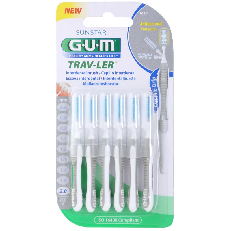 G.U.M Trav-Ler Interdental Scovolini Interdentali 2,0 Mm 6 Pz