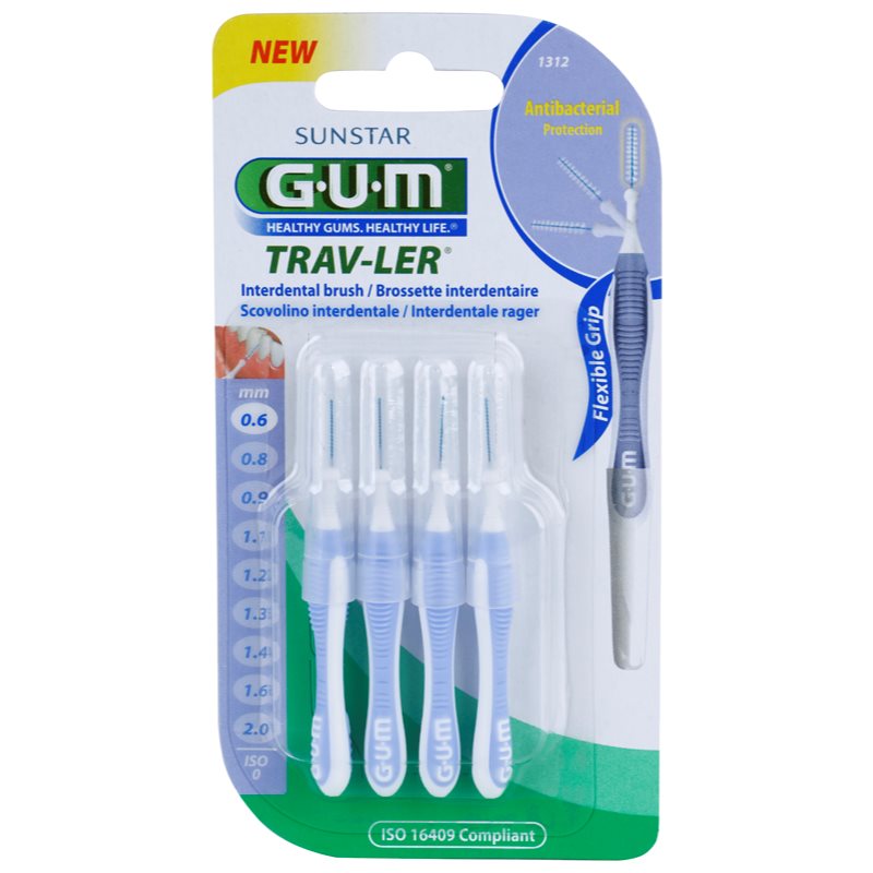 G.U.M Trav-Ler Interdental Scovolini Interdentali 0,6 Mm 4 Pz