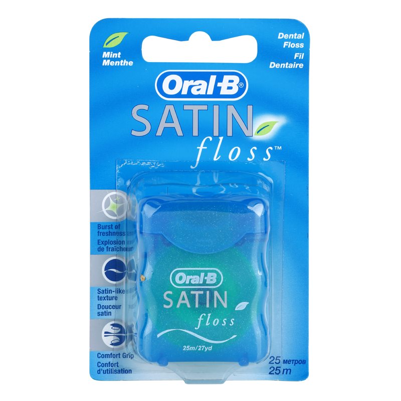 Oral B Satin Floss Filo Interdentale Aroma Menthol 25 M