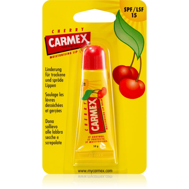 Carmex Cherry Balsamo Labbra In Tubetto Spf 15 10 G