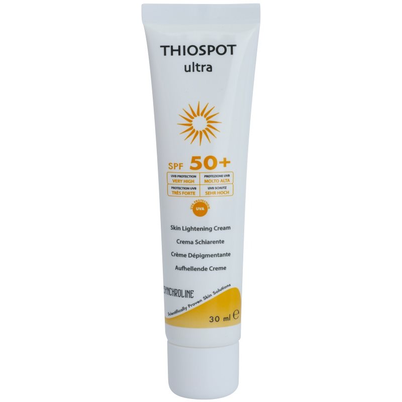 Synchroline Thiospot Ultra Crema Illuminante Per Pelli Iperpigmentate Spf 50+ 30 Ml
