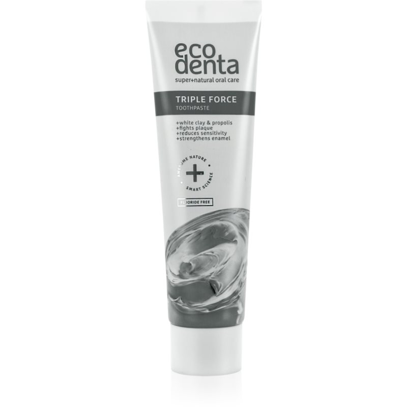 Ecodenta Expert Triple Force Dentifricio Senza Fluoro Effetto Triplo 100 Ml