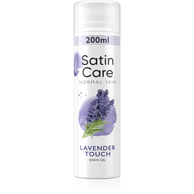 Gillette Satin Care Lavender Touch Gel Per Rasatura Da Donna 200 Ml
