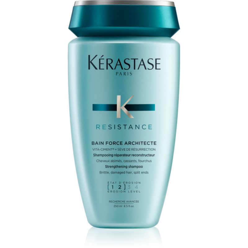 Kérastase Résistance Bain Force Architecte Bagno Shampoo Rinforzante Per Capelli Deboli E Leggermente Danneggiati 250 Ml