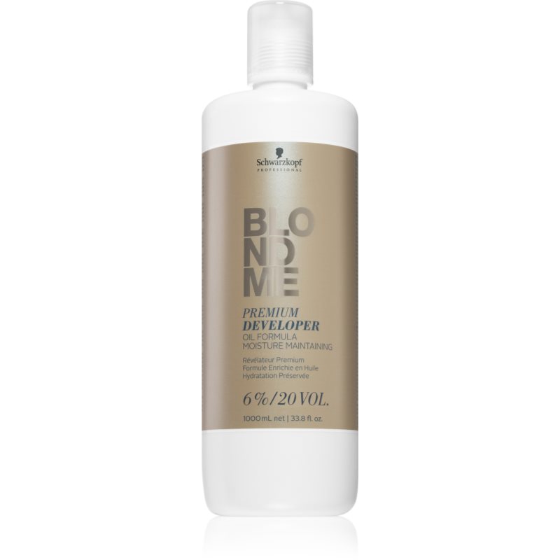 Schwarzkopf Professional Blondme Premium Developer Emulsione Attivatore 6 % Vol.20 6% / 20 Vol. 1000 Ml