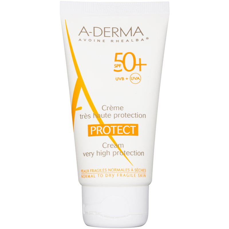 A-Derma Protect Crema Protettiva Per Pelli Normali E Secche Spf 50+ 40 Ml