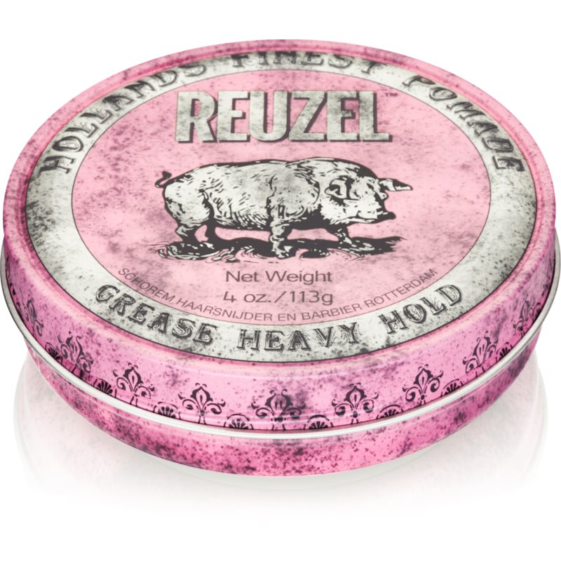 Reuzel Hollands Finest Pomade Grease Pomata Per Capelli Fissaggio Forte 113 G