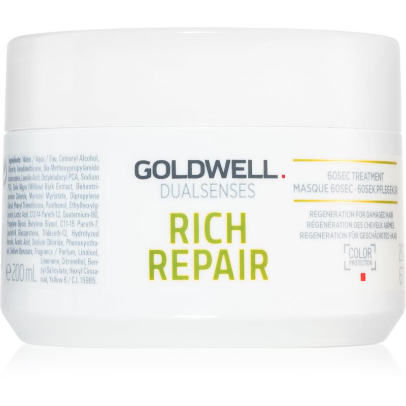 Goldwell Dualsenses Rich Repair Maschera Per Capelli Rovinati E Secchi 200 Ml