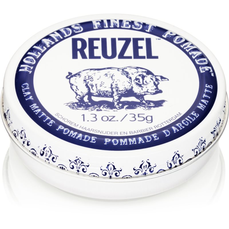 Reuzel Hollands Finest Pomade Clay Cera Modellante Effetto Opaco 35 G