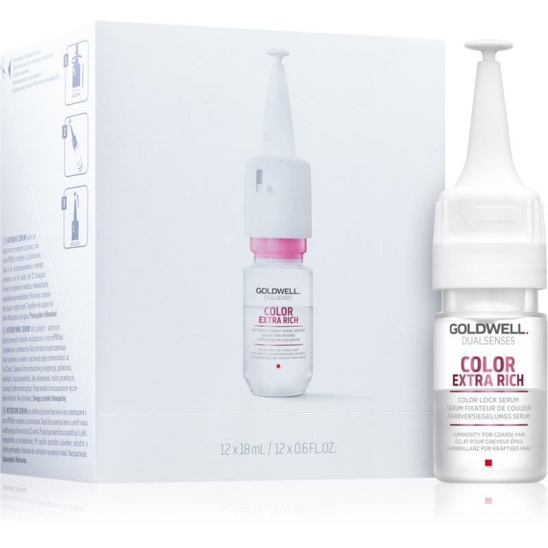Goldwell Dualsenses Color Extra Rich Siero Per La Protezione Del Colore E Della Lucentezza Dei Capelli 12X18 Ml