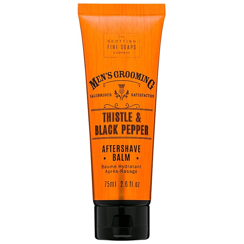 Scottish Fine Soaps Men’S Grooming Thistle & Black Pepper Balsamo Post-Rasatura 75 Ml