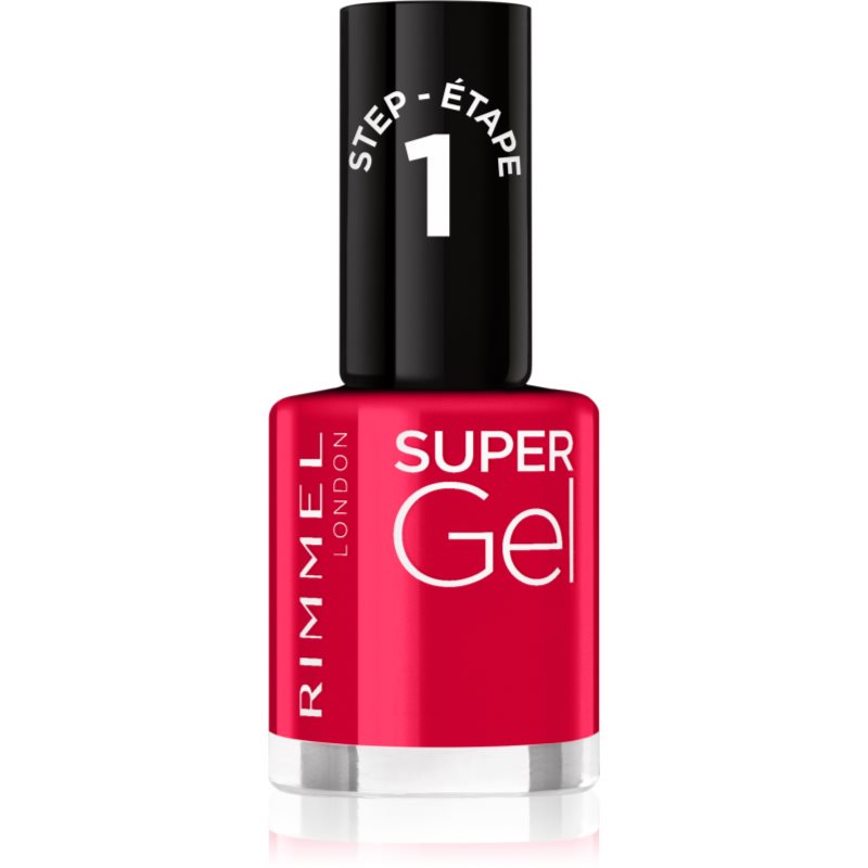 Rimmel Super Gel Smalto Gel Per Unghie Senza Lampada Uv/Led Colore 045 Flamenco Beach 12 Ml