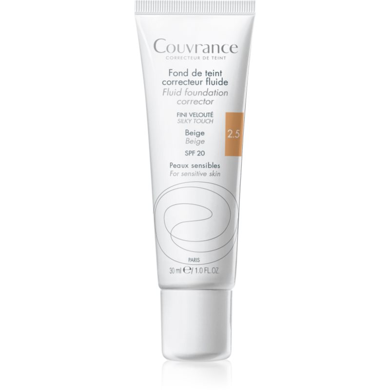 Avène Couvrance Fondotinta Coprente Liquido Spf 20 Colore 2.5 Beige 30 Ml