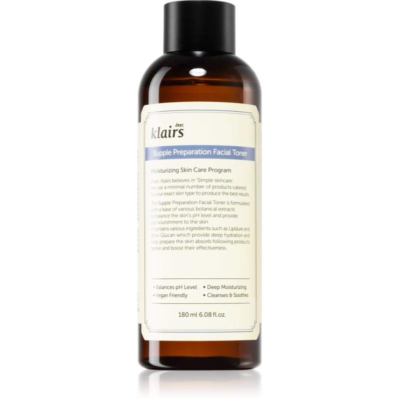 Klairs Supple Preparation Facial Toner Lozione Tonica Idratante Riequilibrante Il Ph Della Pelle 180 Ml