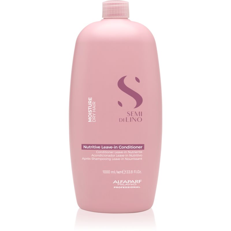 Alfaparf Milano Semi Di Lino Moisture Balsamo Senza Risciacquo Per Capelli Secchi 1000 Ml