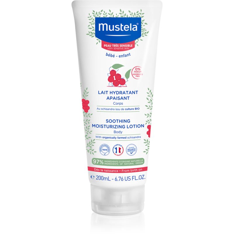Mustela Bébé Latte Lenitivo Corpo Per Neonati 200 Ml