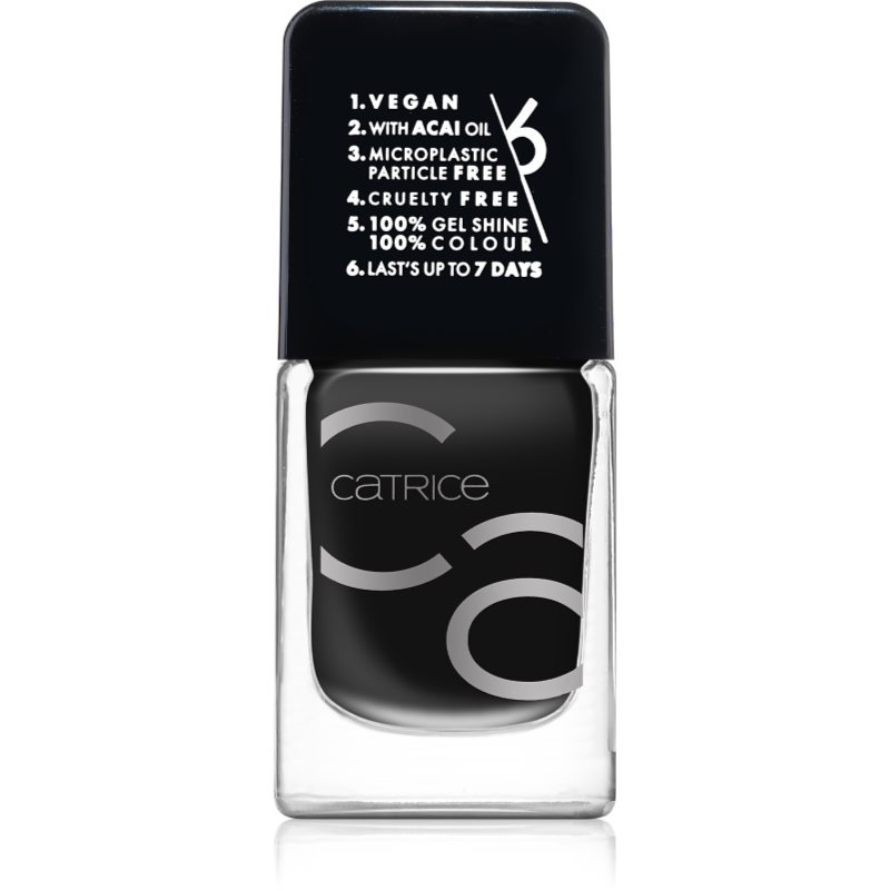 Catrice Iconails Smalto Per Unghie Colore 20 Black To The Routes 10,5 Ml