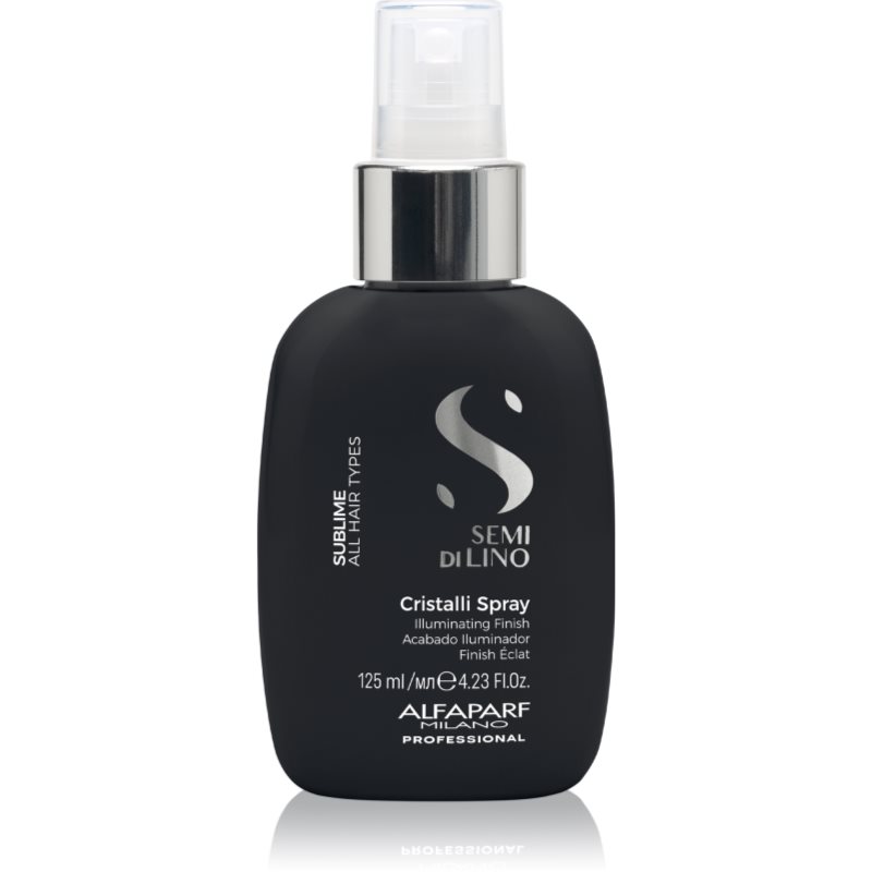 Alfaparf Milano Semi Di Lino Sublime Cristalli Spray Per Capelli Per La Brillantezza 125 Ml